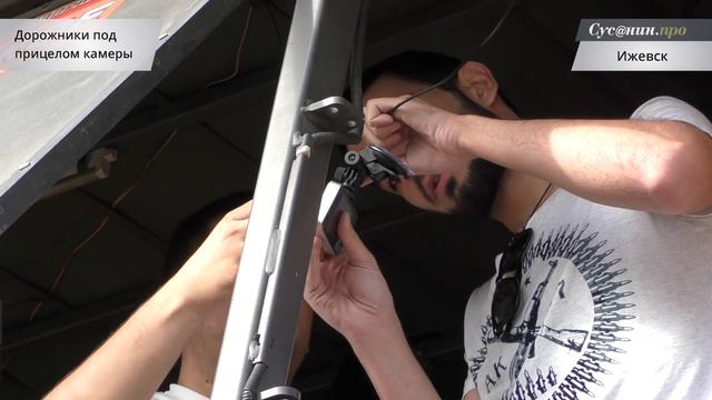 Укладку асфальта в Ижевске взяли под видеонаблюдение