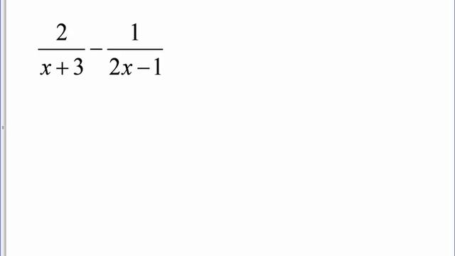National 5 - Algebraic Fractions 4 - Adding & Subtracting смотреть онлайн