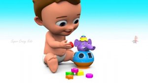 Frog Color Balls Wooden Hammer Toy Set 3D | Little Baby Play Learning Colors for Children Kids Toys