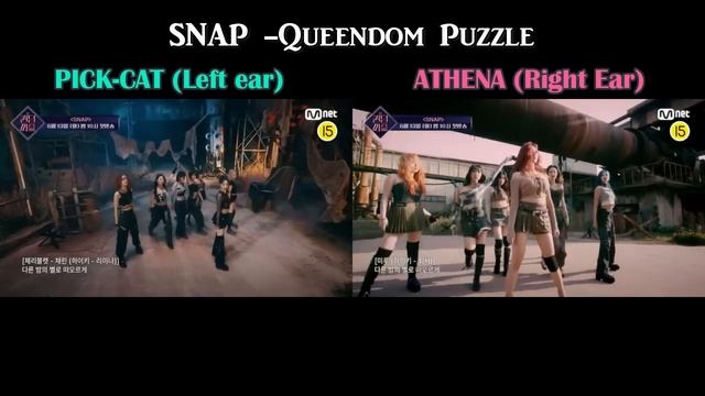 SNAP - PICK-CAT & ATHENA comparison | Queendom Puzzle смотреть онлайн
