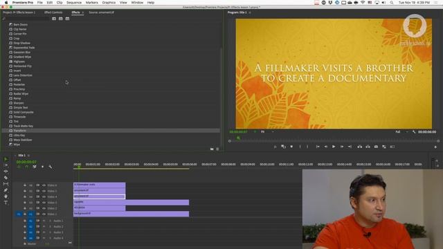 Эффекты в Adobe Premiere PRO. Занятие №1. Дмитрий Ларионов