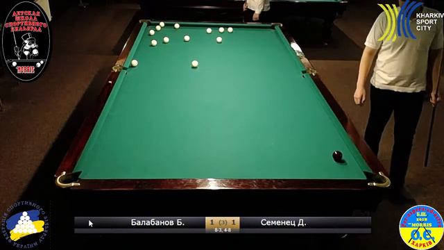 Балабанов Б. - Семенец Д. Кубок Харькова "mr.Morris"2022 I-й этап смотреть онлайн