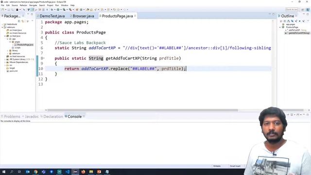 07 - Automation code to interact with UI Objects on web browser : Java Selenium смотреть онлайн