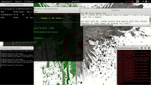 How Hackers get your wifi password -Ethical Hacking- Fluxion Kali Linux смотреть онлайн