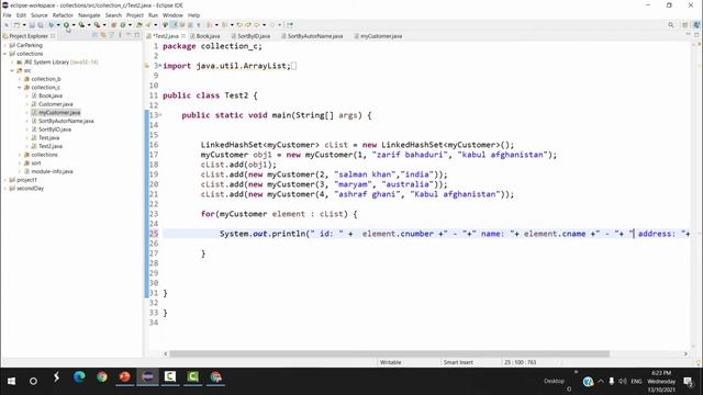 java collection framework#26 | sets examples in java смотреть онлайн