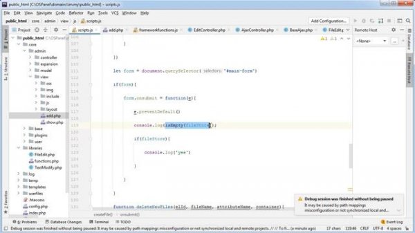 Интернет магазин с нуля на php Выпуск №94 javascript объект FormData