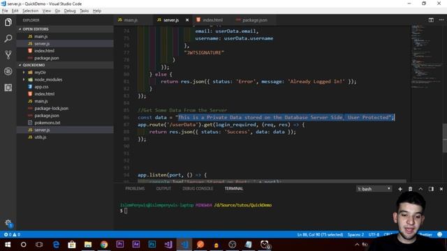 Json Web Token Authentication JWT Explained Securing API смотреть онлайн
