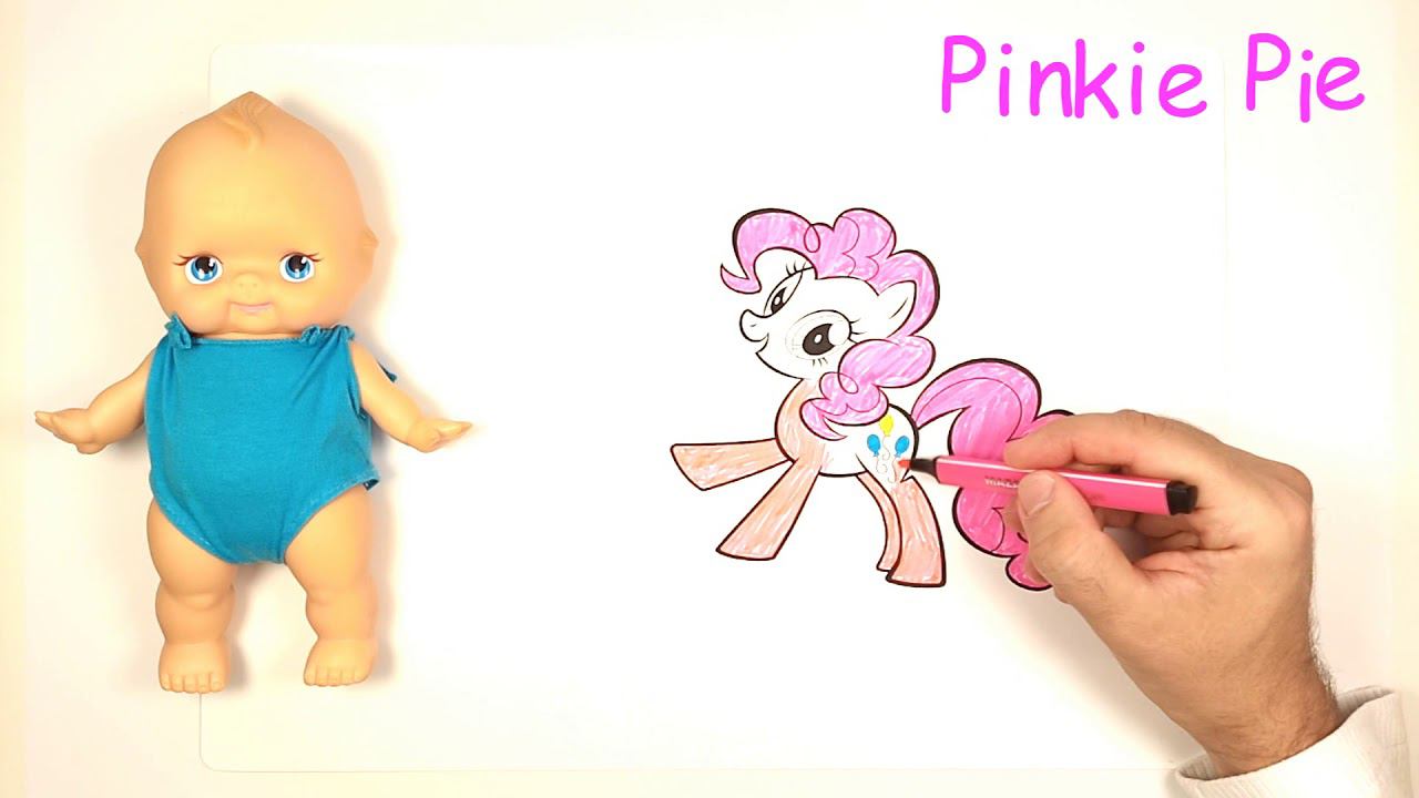 My Little Pony Coloring book. Pinkie Pie and Applejack смотреть онлайн
