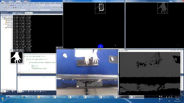 Bounding Rectangle in hand defect`s DepthPoint (using Kinect / OpenCV) смотреть онлайн