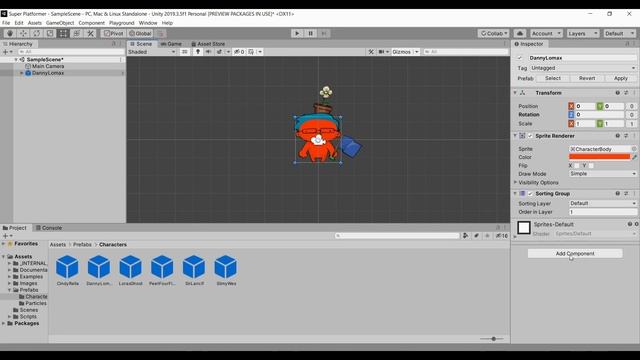 #2 Персонаж и рисование уровня - Создаём платформер без программирования (Unity Playground) смотреть онлайн