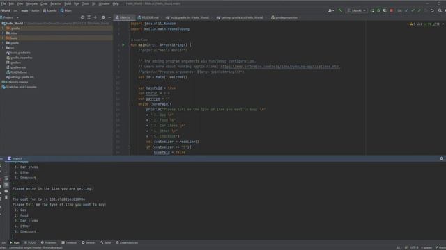 Kotlin Gas Station Check Out Program смотреть онлайн