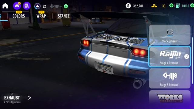 nfs no limits : MAZDA RX-7 FD Full customization + race смотреть онлайн