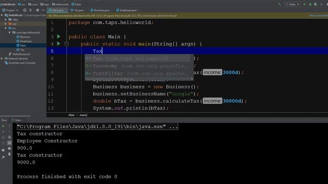 Inheritance in Java (abstraction, polymorphism, interface) смотреть онлайн