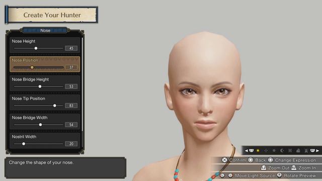 Monster Hunter Rise: Female Character Creation