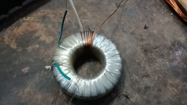 Намотка вторичной обмотки самодельного трансформатора! смотреть онлайн