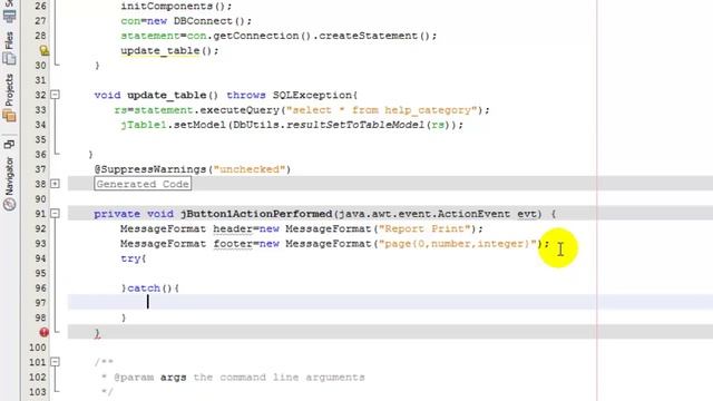How to print JTable in Java NetBeans смотреть онлайн