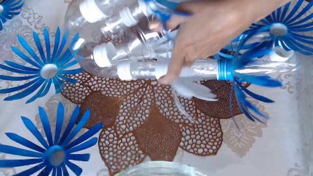 Цветы из пластиковых бутылок смотреть онлайн