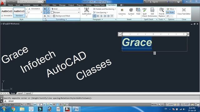 Text and Multiline Text in AutoCAD L#26 смотреть онлайн