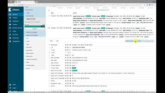How to View Surrounding Documents in Kibana смотреть онлайн