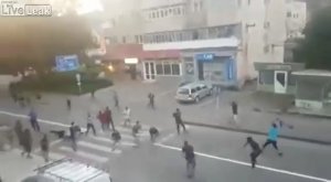 Массовая драка между цыганами