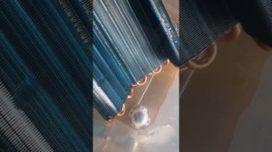 Утечка фреона на калачах испарителя бытового кондиционера. Проверка азотом.