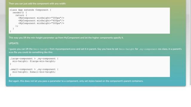 What are feasible ways of overwriting variables of SCSS files which are loaded through JavaScrip... смотреть онлайн