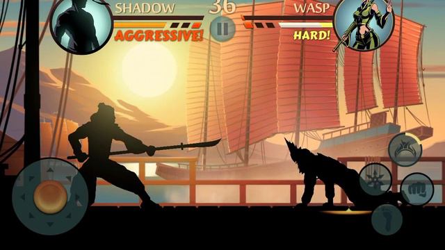 Shadow fight 2 бой с осой смотреть онлайн