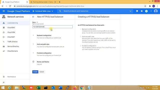 Only 4th step Create Google Cloud Load balance & Autoscaling смотреть онлайн