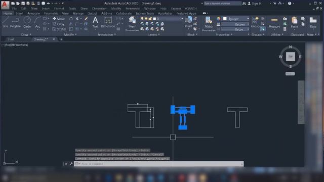 Find Area, Parimeter, Moment of Inertia, Product of Inertia,Centroid by using AutoCAD смотреть онлайн