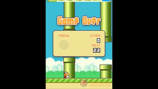 Flappy Bird Gameplay (iOS) смотреть онлайн