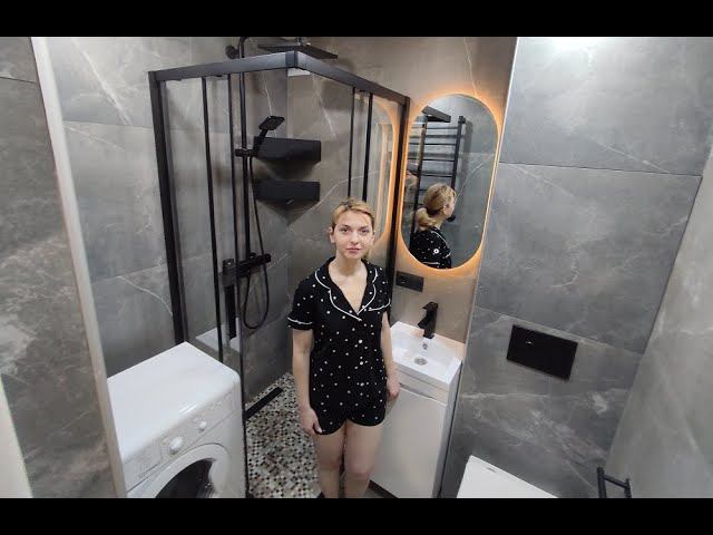 Рассказ Заказчика ! Сколько Стоит Ремонт Ванной 3 м2 Комнаты в Хрущёвке. Дизайн ванной смотреть онлайн