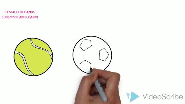How to Draw a Sports balls / Как нарисовать Спортивные мячи смотреть онлайн