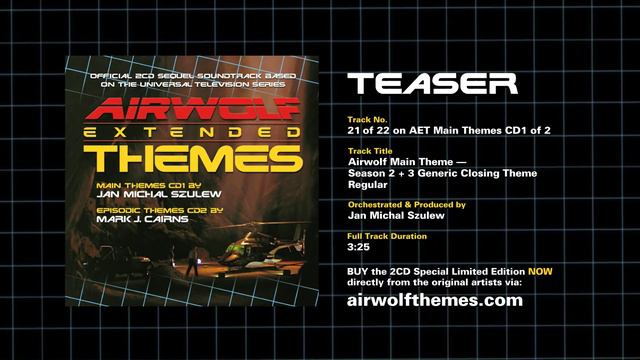 AIRWOLF CD1-21 — Season 2 + 3 Generic Closing Main Theme — Airwolf Extended Themes Soundtrack Tease смотреть онлайн