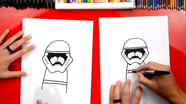 How To Draw A Sith Trooper From Star Wars смотреть онлайн