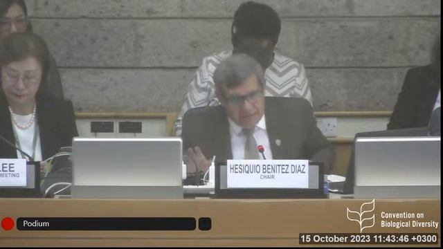(English) SBSTTA-25 - 1ST PLENARY SESSION - 15 October 2023 10:00 (GMT+3) смотреть онлайн
