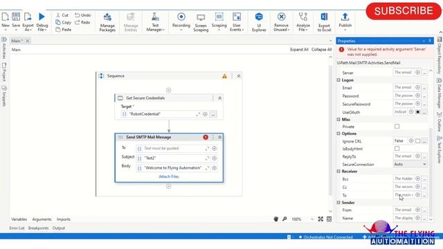 How To Send Mail using Send SMTP Mail Message Activity in UIPath|Email Automation|UIPATH Tutorial-4 смотреть онлайн