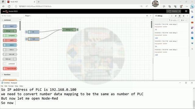 PLC Emerson connect with Node RED software via Modbus TCP IP смотреть онлайн