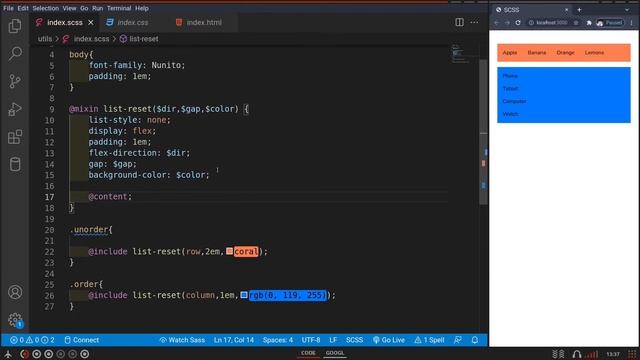 SCSS tutorial for beginners #EP8 ( Mixins in SCSS !!) смотреть онлайн