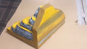 Макет горы, как сделать. Проэкт в школу)