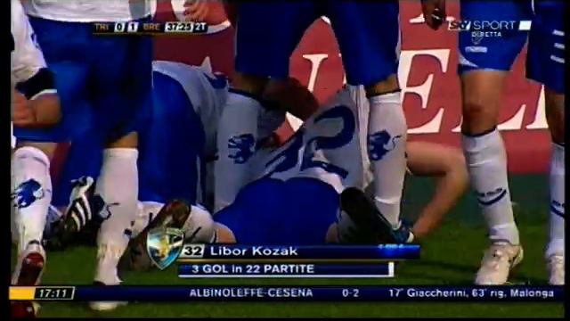 Libor Kozák Triestina-Brescia 0:1 смотреть онлайн