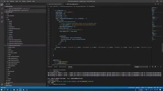 Angular DataTables Server side pagination & Sorting смотреть онлайн