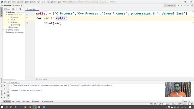 #20 Python Tutorial for Beginners | for Loop in Python смотреть онлайн