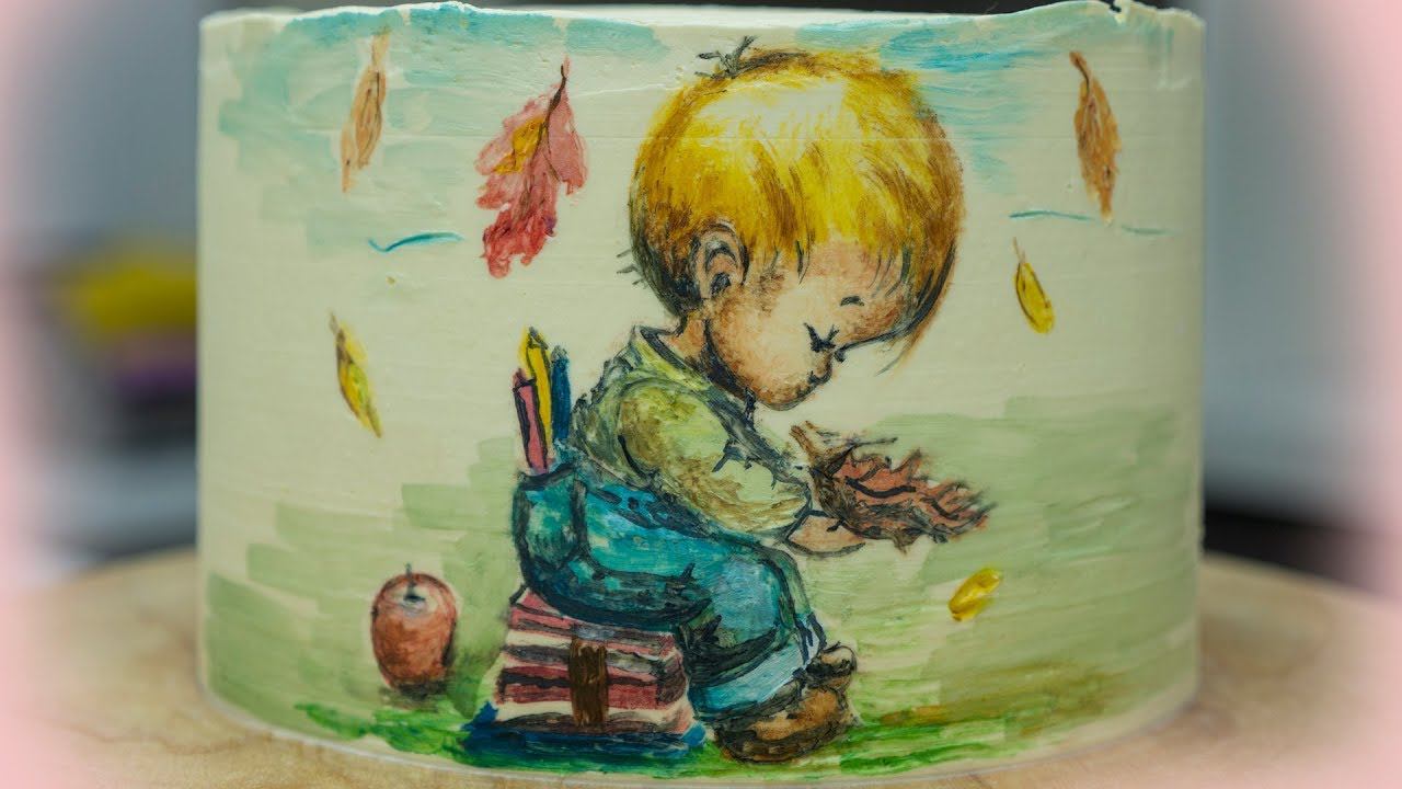 Как перенести рисунок на кремовый торт- Я - ТОРТодел! смотреть онлайн