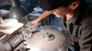 Заточка диска для пилы на станке