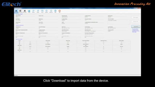 Elitech GSP-8 Wall Mounted Temperature Digital Data Logger Operation Guide смотреть онлайн