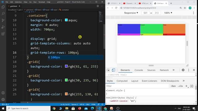 Grid layout in CSS || CSS in Kannada || Grid in Kannada || Web Designing in Kannada || CSS grid смотреть онлайн