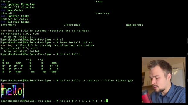 ПРИКОЛЬНЫЕ КОМАНДЫ ТЕРМИНАЛОВ LINUX и MAC смотреть онлайн