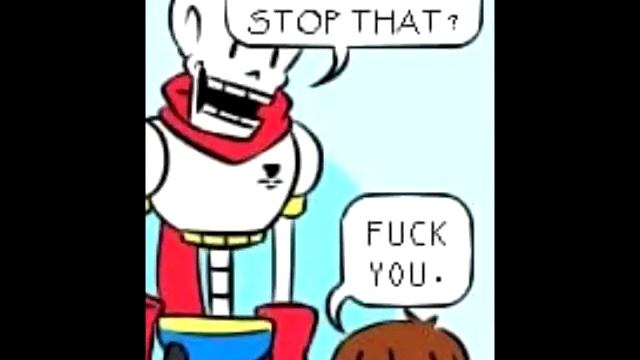 Undertale : Chara y papyrus y las armas pequeñas. смотреть онлайн