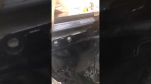 Снятие молдинга стекла в двери RAV4