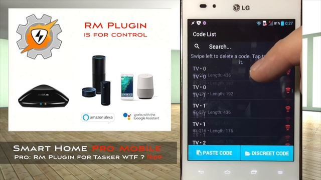 Обзор плагина RM Plugin для Amazon Echo Google Home и Broadlink. Умный дом. Серия 69